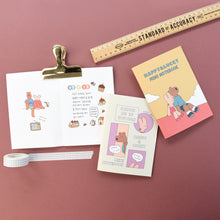 Load image into Gallery viewer, Monolike Happy and Lucky Memories mini notebook 6p B-SET _Mini note, Pocket note, Blank note, Pocket size, a portable note, 48pages