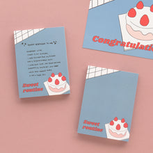 Load image into Gallery viewer, Monolike Memopad Newtro design B SET - 4 Packs, 4 Different Designs, 100 Sheets Per Pad, Total 400 Sheets, Note pads, Writing pads, 3.15 x 4.17 Inches