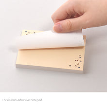 Load image into Gallery viewer, Monolike Memopad Memories design B SET - 4 Packs, 4 Different Designs, 100 Sheets Per Pad, Total 400 Sheets, Note pads, Writing pads, 3.15 x 4.17 Inches