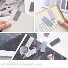 Load image into Gallery viewer, Monolike Magnetic Bookmarks Solid Pastel + Ocean + Misty, 15 Pieces
