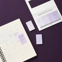 Load image into Gallery viewer, Monolike Color Palette Sticky Color painting 400 A SET 4P - Self-Adhesive Memo Pad 30 sheets