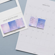 Load image into Gallery viewer, Monolike Color Palette Sticky Glitter A SET 4P - Self-Adhesive Memo Pad 30 sheets