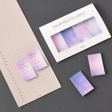 Load image into Gallery viewer, Monolike Color Palette Sticky Glitter A SET 4P - Self-Adhesive Memo Pad 30 sheets