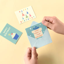 Load image into Gallery viewer, Monolike Day-by-day Card, Pop pop birthday Ver.1 - Mix 36 Mini Postcards, 36 envelopes, 36 stickers Package