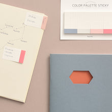 Load image into Gallery viewer, Monolike Color Palette Sticky Index 400 SET 4P - Self-Adhesive Memo Pad 30 sheets