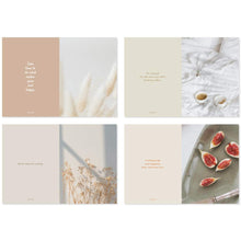 Load image into Gallery viewer, Monolike A5 Haru Free Notebook, Photo A 4p SET - Blank Notebook, PVC Cover