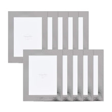 Load image into Gallery viewer, Monolike Standing Paper Frame 5x7 Metallic Series Glossy Silver 10p 5x7Inch Size