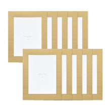 Load image into Gallery viewer, Monolike Standing Paper Frame 5x7 Metallic Series Matte Gold 10p 5x7Inch Size