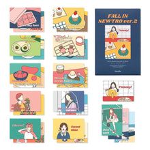 Load image into Gallery viewer, Monolike Fall In Newtro ver.2 Postcards - mix 24 pack, Emotional and lovely 24 girl postcards