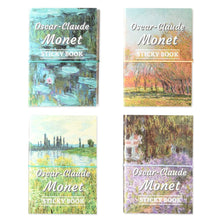 Load image into Gallery viewer, Monolike Must Have Sticky Monet 4p SET Self-Adhesive Memo Pad 80 sheets, Daily Sticky, Diary, Memo