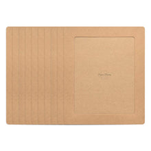 Load image into Gallery viewer, Monolike Paper Photo Frames 8x10 Inch Kraft 10 Pack - Fits 8"x10" Pictures