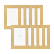 Load image into Gallery viewer, Monolike Standing Paper Frame 4x6 Metallic Series Matte Gold 10p 4x6Inch Size