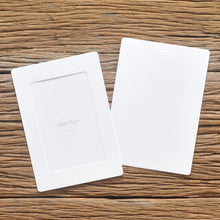 Load image into Gallery viewer, Monolike Paper Photo Frames 4x6 Inch White 20 Pack - Fits 4"x6" Pictures