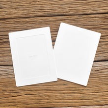 Load image into Gallery viewer, Monolike Paper Photo Frames 5x7 Inch White 15 Pack - Fits 5"x7" Pictures