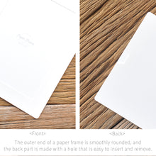 Load image into Gallery viewer, Monolike Paper Photo Frames 6x8 Inch White 15 Pack - Fits 6"x8" Pictures