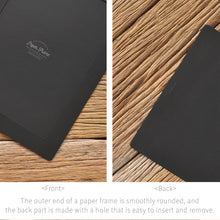 Load image into Gallery viewer, Monolike Paper Photo Frames A4 Black 10 Pack - Fits A4" Pictures