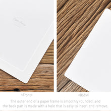 Load image into Gallery viewer, Monolike Paper Photo Frames A4 White 10 Pack - Fits A4" Pictures