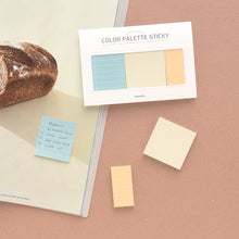 Load image into Gallery viewer, Monolike Color Palette Sticky Plan 300 C SET 4p - Self-Adhesive Memo Pad 50 sheets