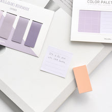 Load image into Gallery viewer, Monolike Color Palette Sticky Plan 300 D SET 4P - Self-Adhesive Memo Pad 50 sheets