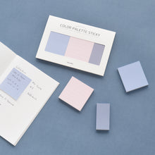 Load image into Gallery viewer, Monolike Color Palette Sticky Plan 300 D SET 4P - Self-Adhesive Memo Pad 50 sheets