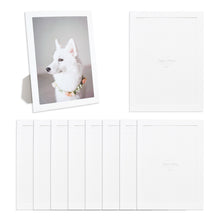 Load image into Gallery viewer, Monolike Standing Paper Photo Frames A4 White 10 Pack - Fits A4" Pictures