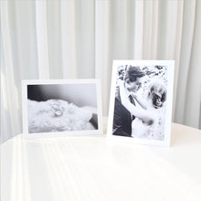 Load image into Gallery viewer, Monolike Standing Paper Photo Frames A4 White 10 Pack - Fits A4" Pictures