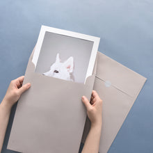 Load image into Gallery viewer, Monolike Standing Paper Photo Frames A4 White 10 Pack - Fits A4" Pictures