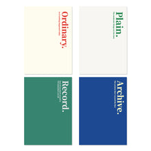 Load image into Gallery viewer, Monolike B6 Theme Grid notebook 4p A SET - Mini note, Pocket note, Grid note, a portable note, 128x182mm, 80pages
