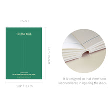 Load image into Gallery viewer, Monolike B6 Archive Diary 6 Month Planner, Green - Academic Planner, Weekly & Monthly Planner, Scheduler