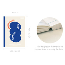 Load image into Gallery viewer, Monolike B6 Objet Diary 6 Month Planner, Blue - Academic Planner, Weekly & Monthly Planner, Scheduler