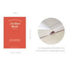 Load image into Gallery viewer, Monolike B6 Archive Diary 6 Month Planner, Red - Academic Planner, Weekly & Monthly Planner, Scheduler