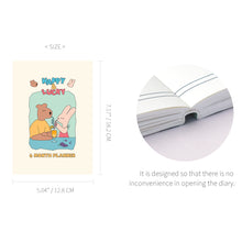 Load image into Gallery viewer, Monolike B6 Happy and Lucky Diary 6 Month Planner, Cocktail - Academic Planner, Weekly & Monthly Planner, Scheduler, Undated Planner, 128x182mm