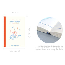 Load image into Gallery viewer, Monolike B6 Olly Molly Diary 6 Month Planner, Speeding - Academic Planner, Weekly & Monthly Planner, Scheduler