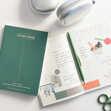 Load image into Gallery viewer, Monolike B6 Archive Diary 6 Month Planner, Green - Academic Planner, Weekly & Monthly Planner, Scheduler