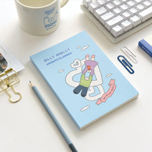 Load image into Gallery viewer, Monolike B6 Olly Molly Diary 6 Month Planner, Skydiving - Academic Planner, Weekly & Monthly Planner, Scheduler