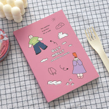 Load image into Gallery viewer, Monolike B6 Olly Molly Diary 6 Month Planner, Perfect day - Academic Planner, Weekly & Monthly Planner, Scheduler