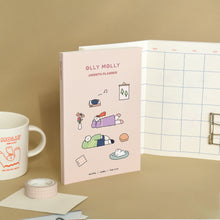 Load image into Gallery viewer, Monolike B6 Olly Molly Diary 6 Month Planner, Afternoon - Academic Planner, Weekly & Monthly Planner, Scheduler