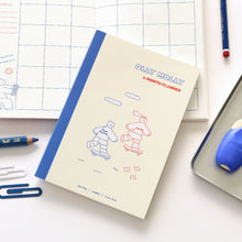 Load image into Gallery viewer, Monolike B6 Olly Molly Diary 6 Month Planner, Skateboard drawing - Academic Planner, Weekly & Monthly Planner, Scheduler