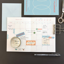 Load image into Gallery viewer, Monolike B6 Objet Diary 6 Month Planner, Mint - Academic Planner, Weekly & Monthly Planner, Scheduler