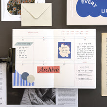 Load image into Gallery viewer, Monolike B6 Objet Diary 6 Month Planner, Blue - Academic Planner, Weekly & Monthly Planner, Scheduler