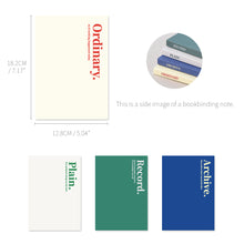 Load image into Gallery viewer, Monolike B6 Theme Grid notebook 4p A SET - Mini note, Pocket note, Grid note, a portable note, 128x182mm, 80pages