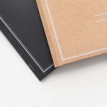 Load image into Gallery viewer, Monolike File Folders Black, 4 Black Pack with two pockets, Fits for A4 and letter size paper