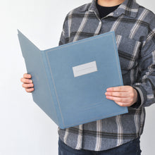 Load image into Gallery viewer, Monolike File Folders Blue, 4 Blue Pack with Two Pockets, Fits for A4 and Letter Size Paper