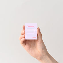 Load image into Gallery viewer, Monolike Color Boldline Sticky-It - 5p Set Self-Adhesive Memo Pad 50 Sheets