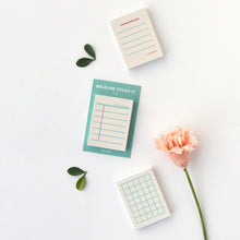 Load image into Gallery viewer, Monolike Boldline Sticky-It - 5p Set Self-Adhesive Memo Pad 50 Sheets
