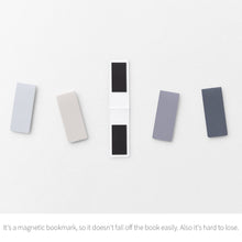 Load image into Gallery viewer, Monolike Magnetic Bookmarks Misty + Ocean, 10 Pieces