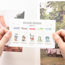 Load image into Gallery viewer, Monolike Magnetic Bookmarks Buddy ver.2, Set of 5