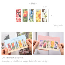 Load image into Gallery viewer, Monolike Magnetic Bookmarks Garden Flower, 10 Pieces