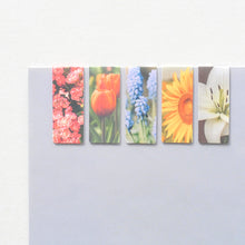 Load image into Gallery viewer, Monolike Magnetic Bookmarks Garden Flower, set of 5