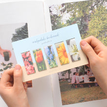 Load image into Gallery viewer, Monolike Magnetic Bookmarks Garden Flower, set of 5